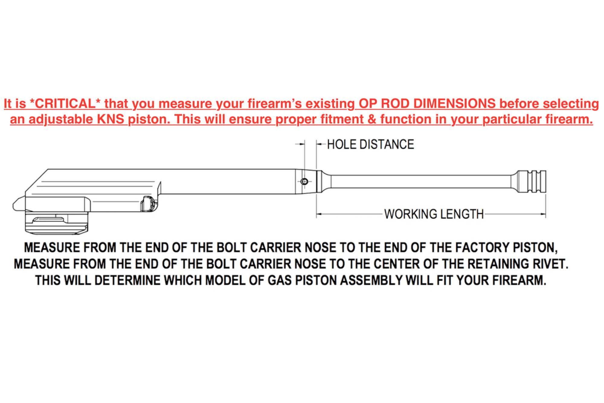 KNS Precision Adjustable Gas Piston System - AGP-A-10 - 5.83